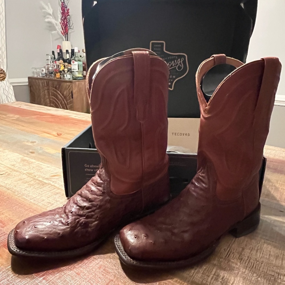 Tecovas - The Emmit Mens - Ostrich Mahogany
